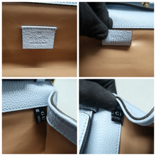 Load image into Gallery viewer, GUCCI Leather Satchel Bag Blue