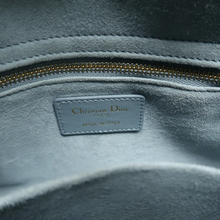 Load image into Gallery viewer, Christian Dior Lady Dior Leather Satchel Bag Blue