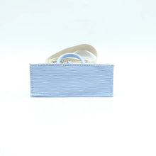 Load image into Gallery viewer, LOUIS VUITTON Sac Plat Epi Leather Satchel Bag Light Blue