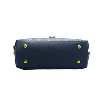 Load image into Gallery viewer, Louis Vuitton Metis Monogram Leather Satchel Bag Blue