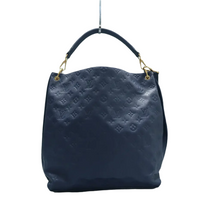 Load image into Gallery viewer, Louis Vuitton Metis Monogram Leather Satchel Bag Blue