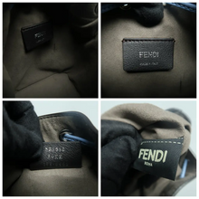 Load image into Gallery viewer, Fendi Mon Tresor Leather Satchel Bag Blue