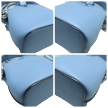 Load image into Gallery viewer, Fendi Mon Tresor Leather Satchel Bag Blue