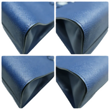 Load image into Gallery viewer, Prada Monochrome Leather Satchel Bag Blue