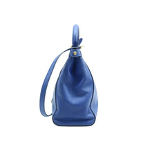 Load image into Gallery viewer, Fendi Peekaboo Iseeu Leather Shoulder Bag Blue