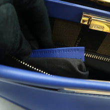 Load image into Gallery viewer, Fendi Peekaboo Iseeu Leather Shoulder Bag Blue