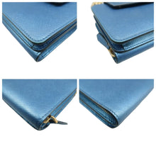 Load image into Gallery viewer, Prada Metal Oral Saffiano Leather Shoulder Bag Blue