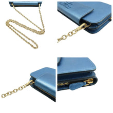Load image into Gallery viewer, Prada Metal Oral Saffiano Leather Shoulder Bag Blue