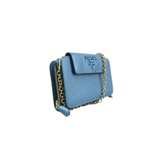 Load image into Gallery viewer, Prada Metal Oral Saffiano Leather Shoulder Bag Blue