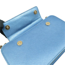 Load image into Gallery viewer, Prada Metal Oral Saffiano Leather Shoulder Bag Blue