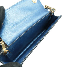 Load image into Gallery viewer, Prada Metal Oral Saffiano Leather Shoulder Bag Blue