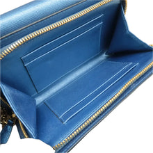 Load image into Gallery viewer, Prada Metal Oral Saffiano Leather Shoulder Bag Blue