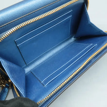Load image into Gallery viewer, Prada Metal Oral Saffiano Leather Shoulder Bag Blue