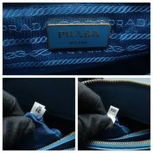 Load image into Gallery viewer, PRADA Matinee Leather Satchel Bag Blue