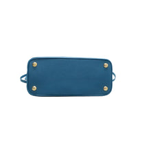 Load image into Gallery viewer, PRADA Matinee Leather Satchel Bag Blue