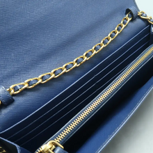 Load image into Gallery viewer, Prada Leather Shoulder Bag Blue