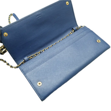 Load image into Gallery viewer, Prada Leather Shoulder Bag Blue