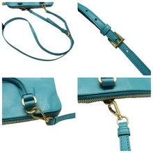 Load image into Gallery viewer, PRADA Leather Satchel Bag Blue