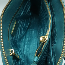 Load image into Gallery viewer, PRADA Leather Satchel Bag Blue