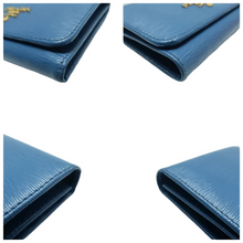 Load image into Gallery viewer, PRADA Leather Wallet Blue