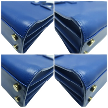 Load image into Gallery viewer, Yves Saint Laurent Sac de Jour Leather Satchel Bag Blue