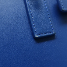 Load image into Gallery viewer, Yves Saint Laurent Sac de Jour Leather Satchel Bag Blue