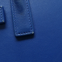 Load image into Gallery viewer, Yves Saint Laurent Sac de Jour Leather Satchel Bag Blue