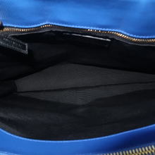 Load image into Gallery viewer, Yves Saint Laurent Matelasse Leather Shoulder Bag Blue