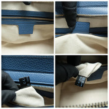 Load image into Gallery viewer, GUCCI Soho Top Handle Leather Satchel Bag Blue