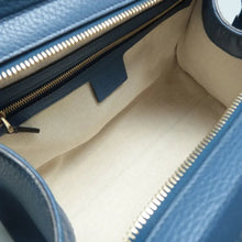 Load image into Gallery viewer, GUCCI Soho Top Handle Leather Satchel Bag Blue