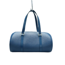 Load image into Gallery viewer, Louis Vuitton Soufflot W/P Epi Leather Shoulder Bag Blue