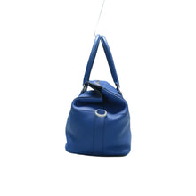 Load image into Gallery viewer, Hermes Toolbox 26 Evercolor Leather Satchel Bag Blue