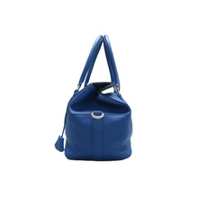 Load image into Gallery viewer, Hermes Toolbox 26 Evercolor Leather Satchel Bag Blue