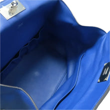 Load image into Gallery viewer, Hermes Toolbox 26 Evercolor Leather Satchel Bag Blue