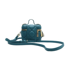Load image into Gallery viewer, DIOR lady dior Leather Satchel Bag Blue