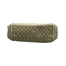 Load image into Gallery viewer, GUCCI Bella Fabric Satchel Bag Brown