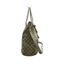 Load image into Gallery viewer, GUCCI Bella Fabric Satchel Bag Brown