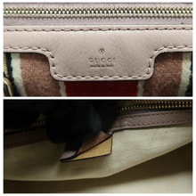 Load image into Gallery viewer, Gucci Boston Fabric Satchel Bag Brown