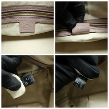 Load image into Gallery viewer, Gucci Boston Fabric Satchel Bag Brown