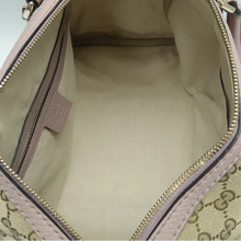 Load image into Gallery viewer, GUCCI Boston Fabric Satchel Bag Brown
