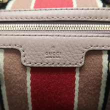 Load image into Gallery viewer, GUCCI Boston Fabric Satchel Bag Brown