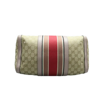 Load image into Gallery viewer, Gucci Boston Fabric Satchel Bag Brown