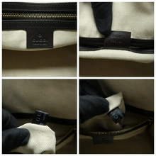 Load image into Gallery viewer, GUCCI Boston Fabric Satchel Bag Brown