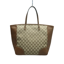 Load image into Gallery viewer, GUCCI Bree Fabric Tote Bag Brown