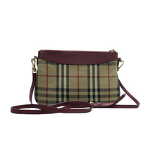 Load image into Gallery viewer, Burberry Fabric Shoulder Bag Brown