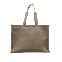 Load image into Gallery viewer, Celine Cabas Tweed Satchel Bag Brown