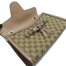 Load image into Gallery viewer, Gucci Emily Fabric Shoulder Bag Brown