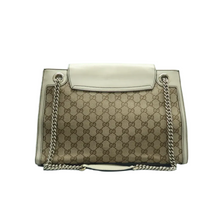 Load image into Gallery viewer, Gucci Emily Fabric Shoulder Bag Brown