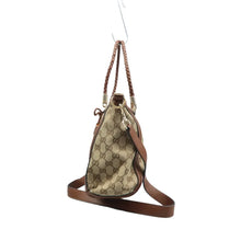 Load image into Gallery viewer, GUCCI Fabric Shoulder Bag Brown