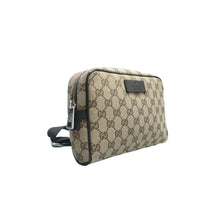 Load image into Gallery viewer, Gucci GG Fabric Crossbody Bag Brown
